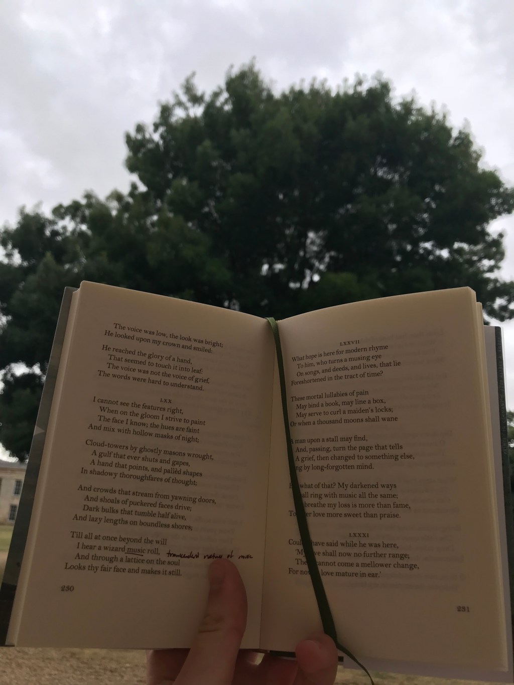 After a Discussion of Tennyson’s “In Memoriam” – a poetic&nbsp;reflection